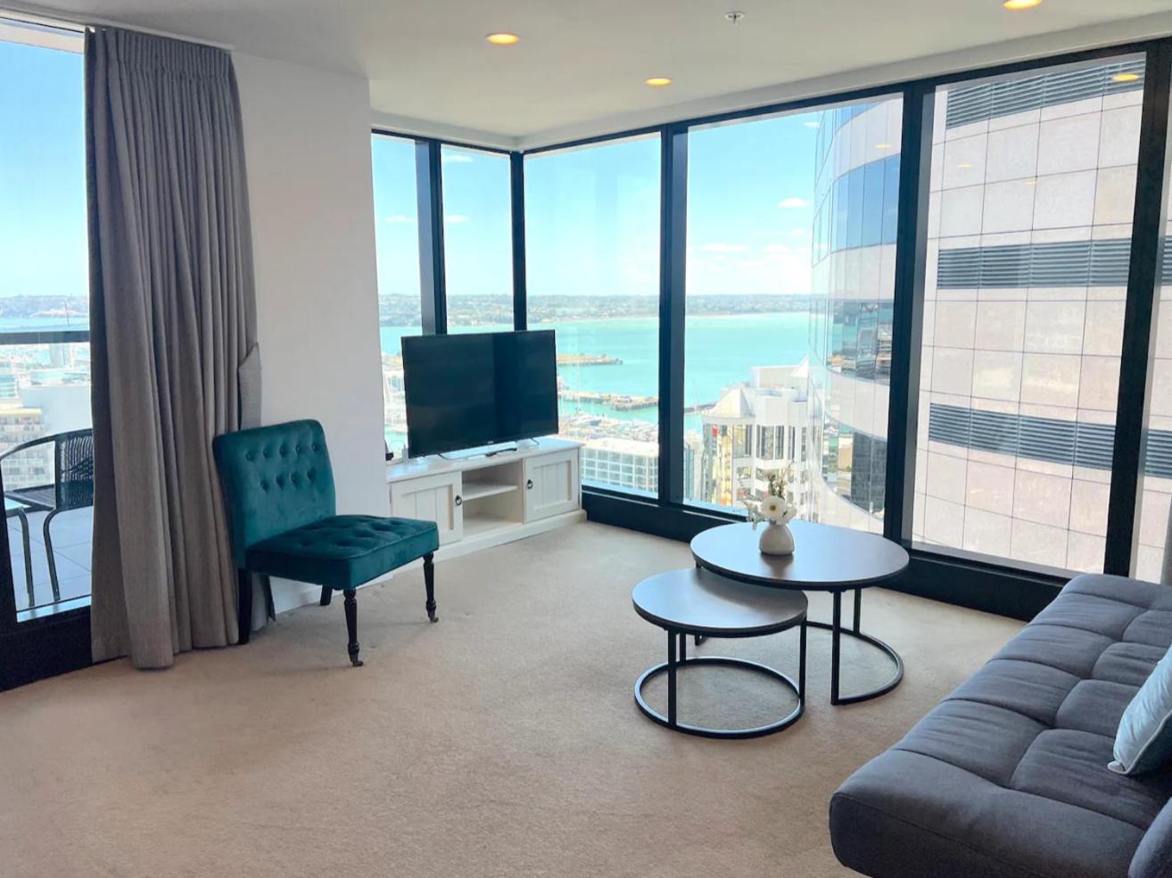 Gorgeous Seaview 2 Bedroom Apartment In Auckland Cbd Esterno foto