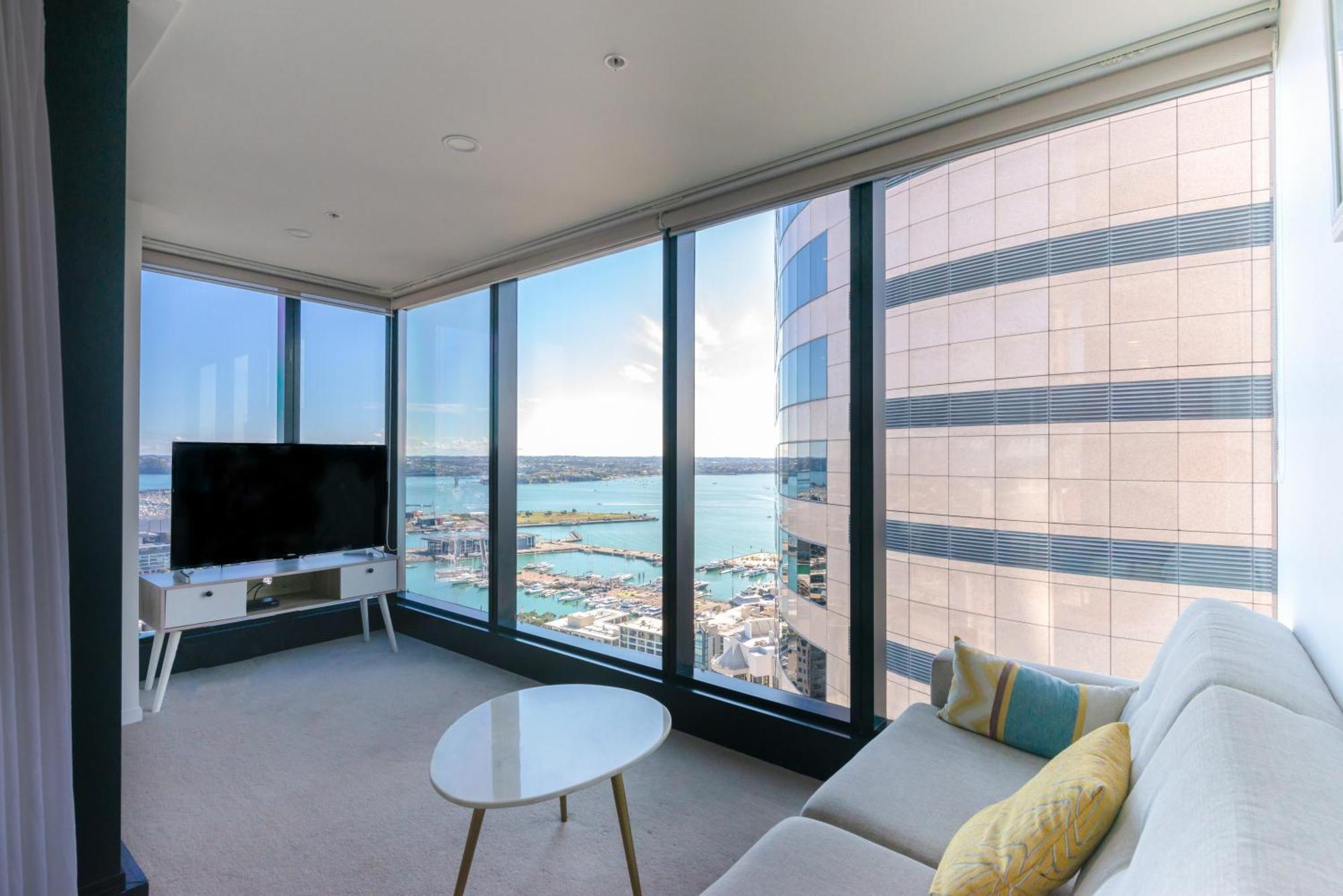 Gorgeous Seaview 2 Bedroom Apartment In Auckland Cbd Esterno foto